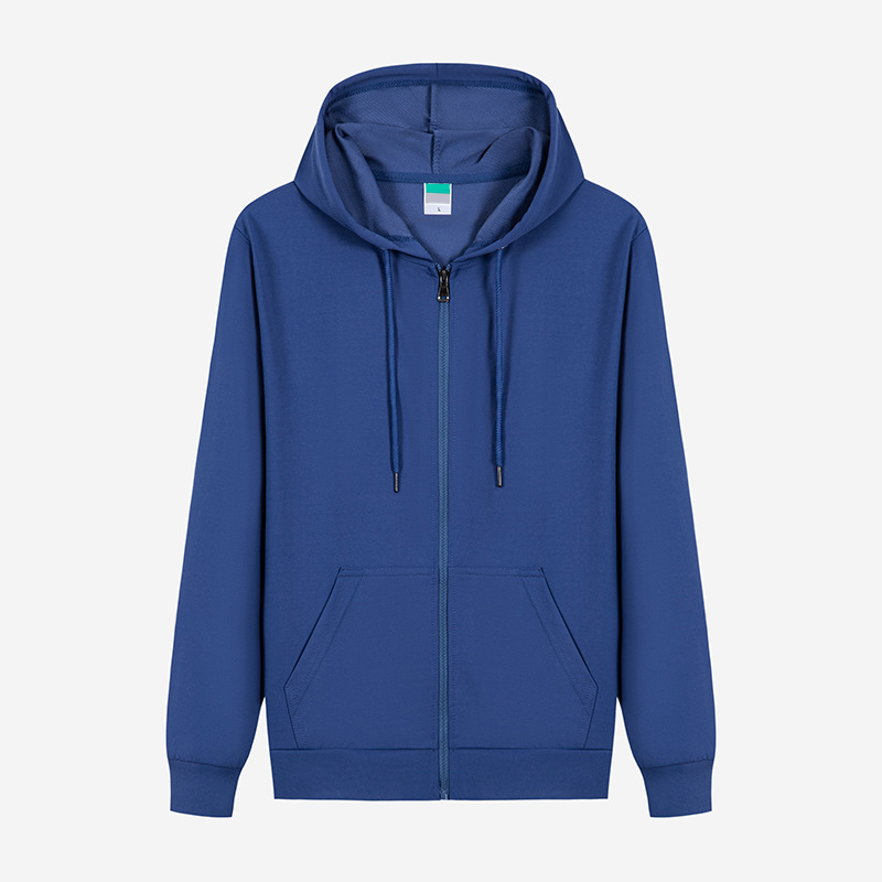 Custom Zip Up Thin Hoodie Jacket3