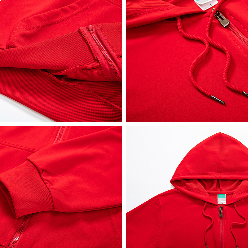 Custom Zip Up Thin Hoodie Jacket2