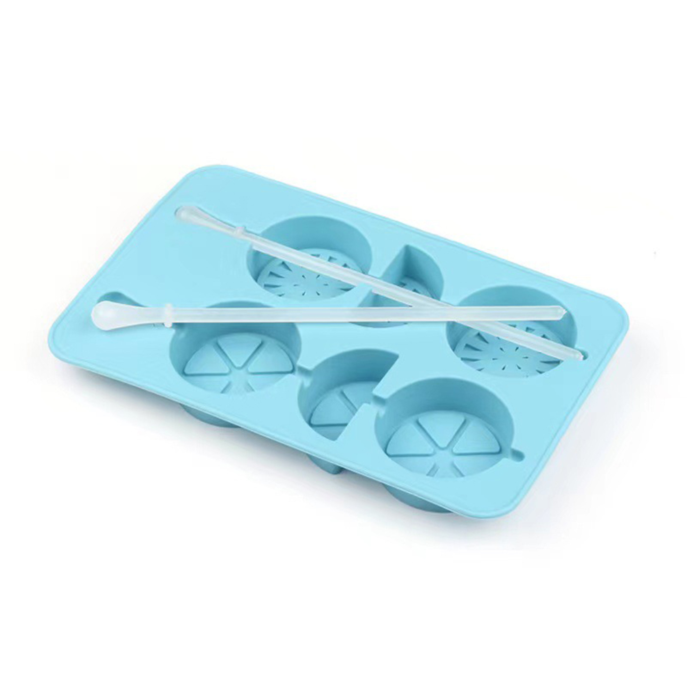 Lemon Shaped Silicone Ice Cubes Tray1