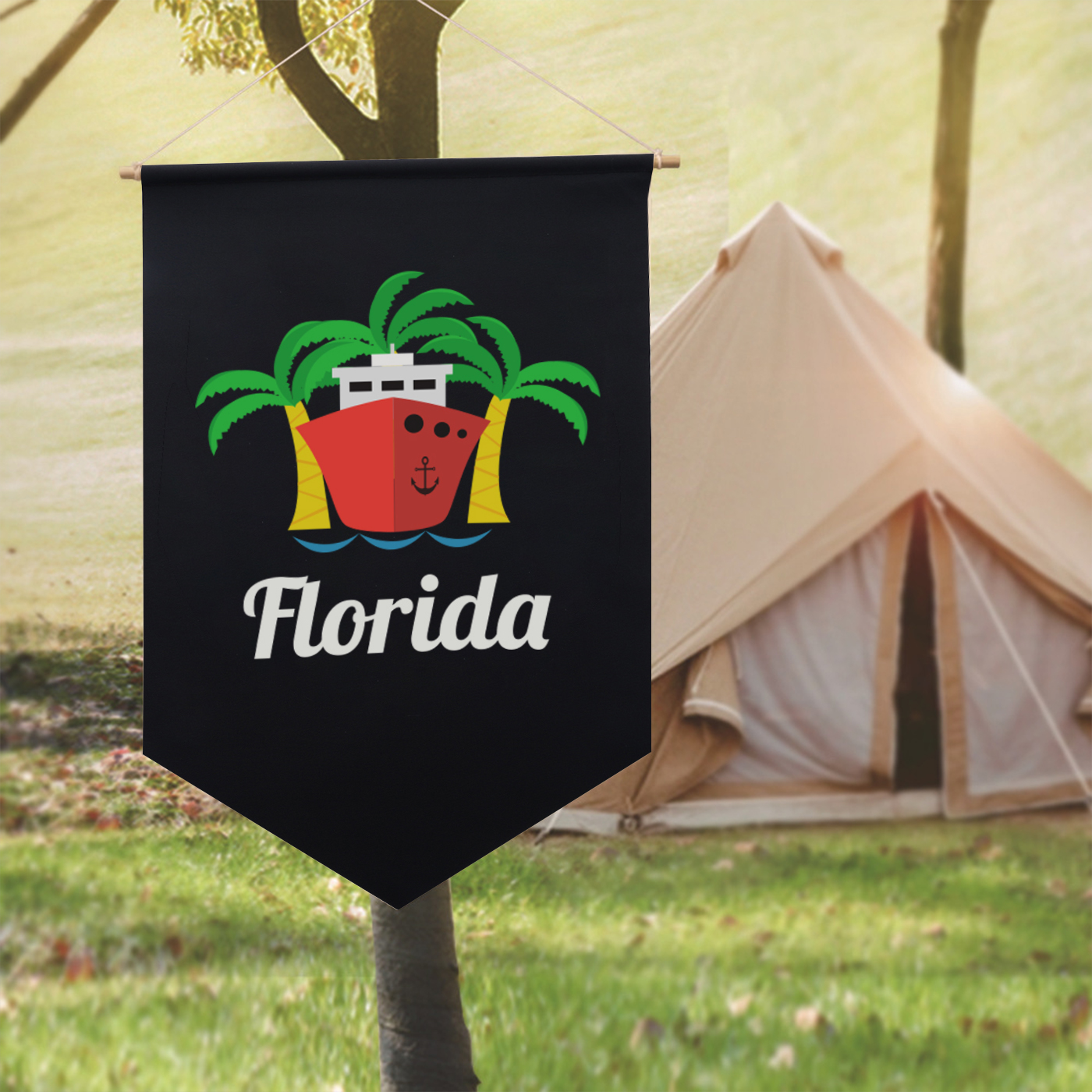 Personalized Camping Flag2