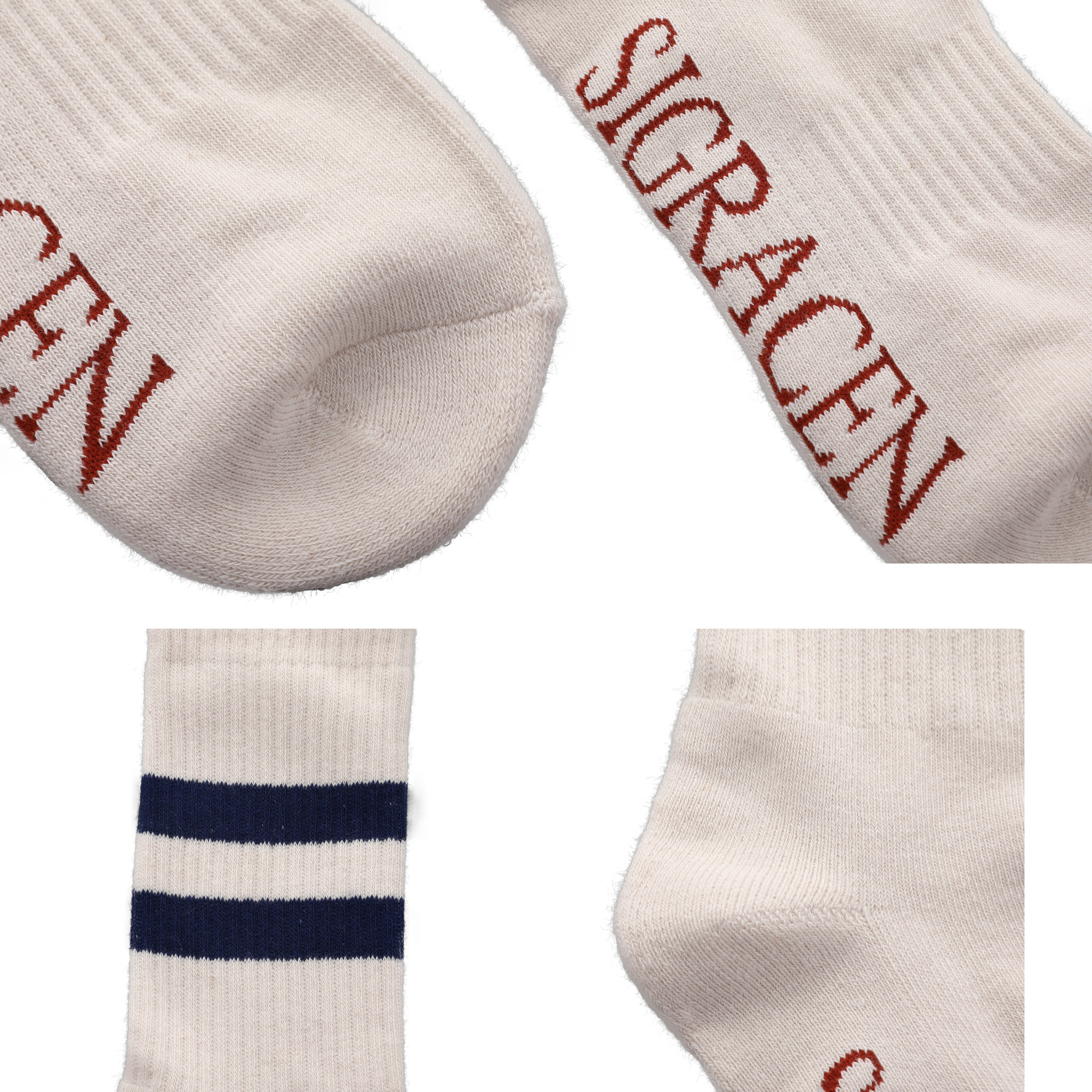 Striped Tube Crew Socks2