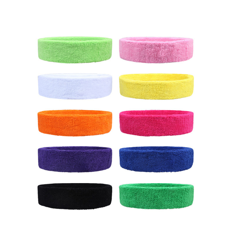 Sport-Stirnband, Frottee-Baumwolle, Kinder