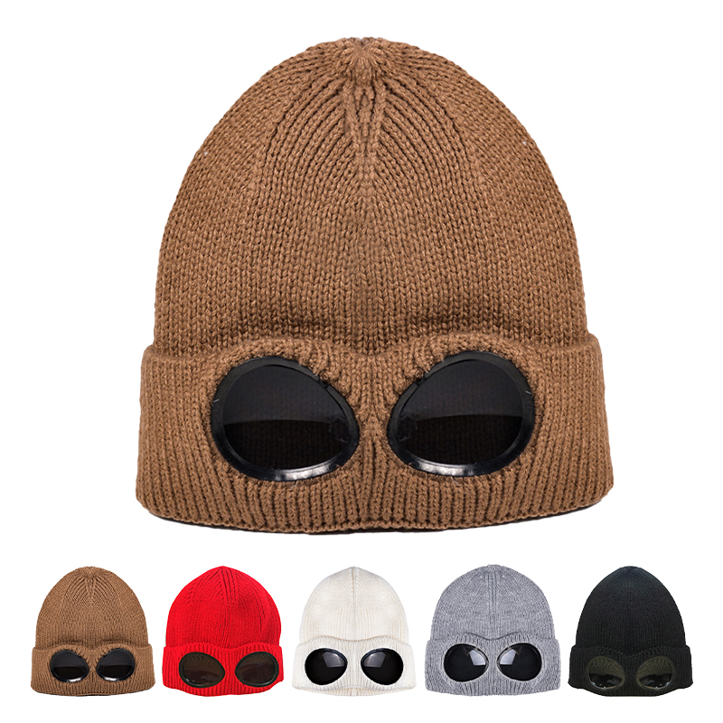 Mütze mit Brille, wolle