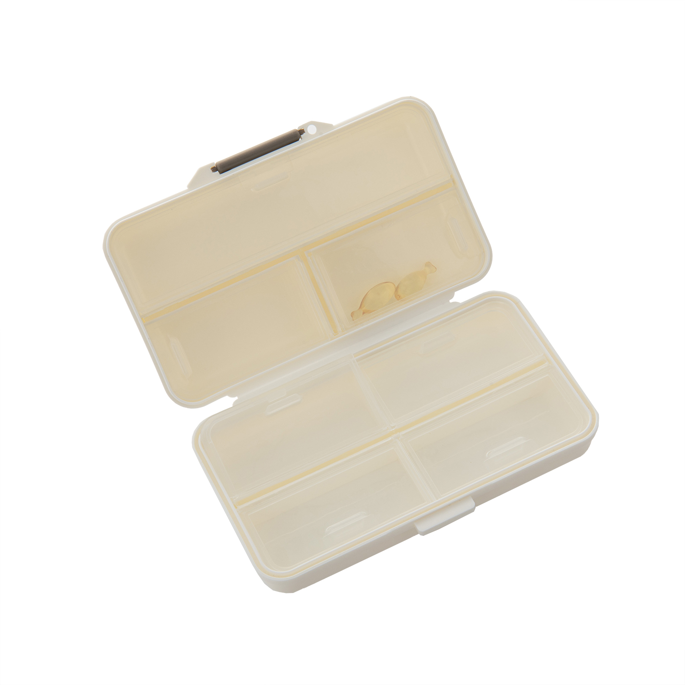 Portable Pill Organizer With 7 Compartments1