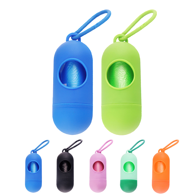 Hundekotbeutelspender, in Pillenform
