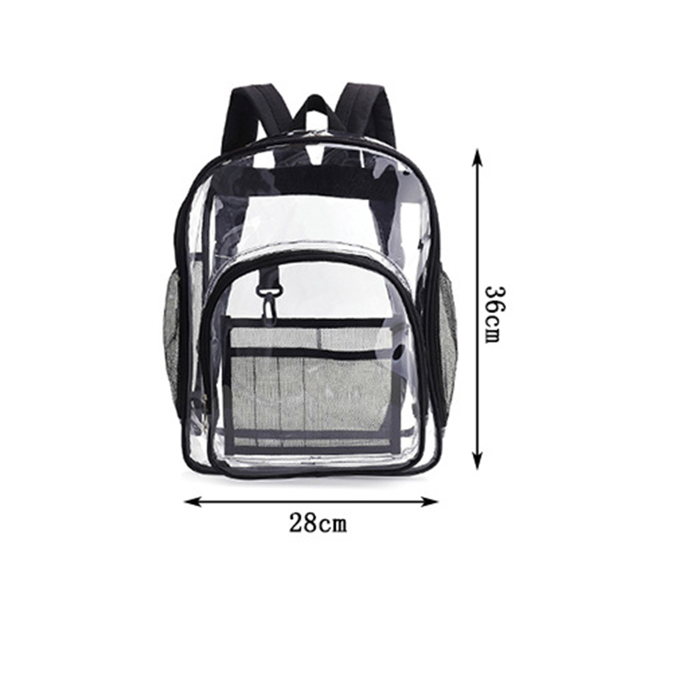 Heavy Duty Transparent Clear Backpack2