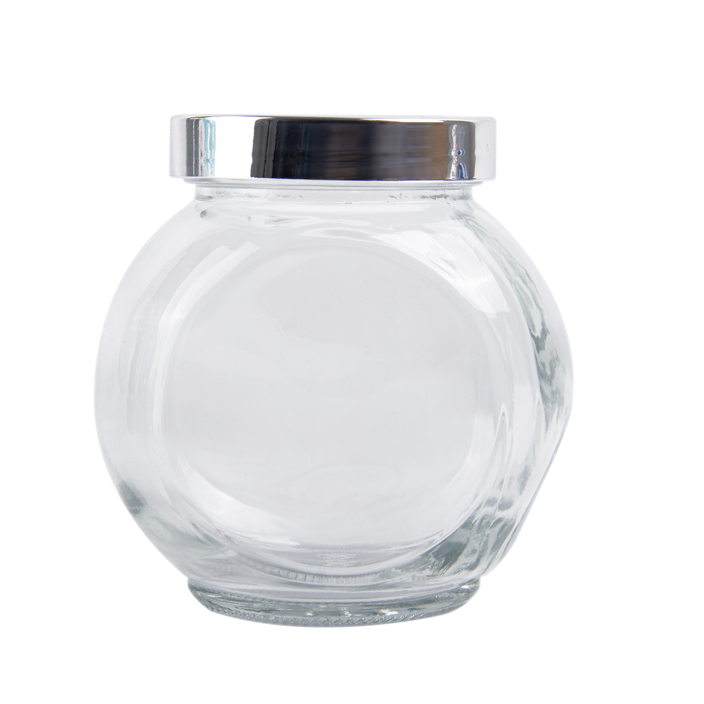 Custom 180ml Flat Drum Glass Jar