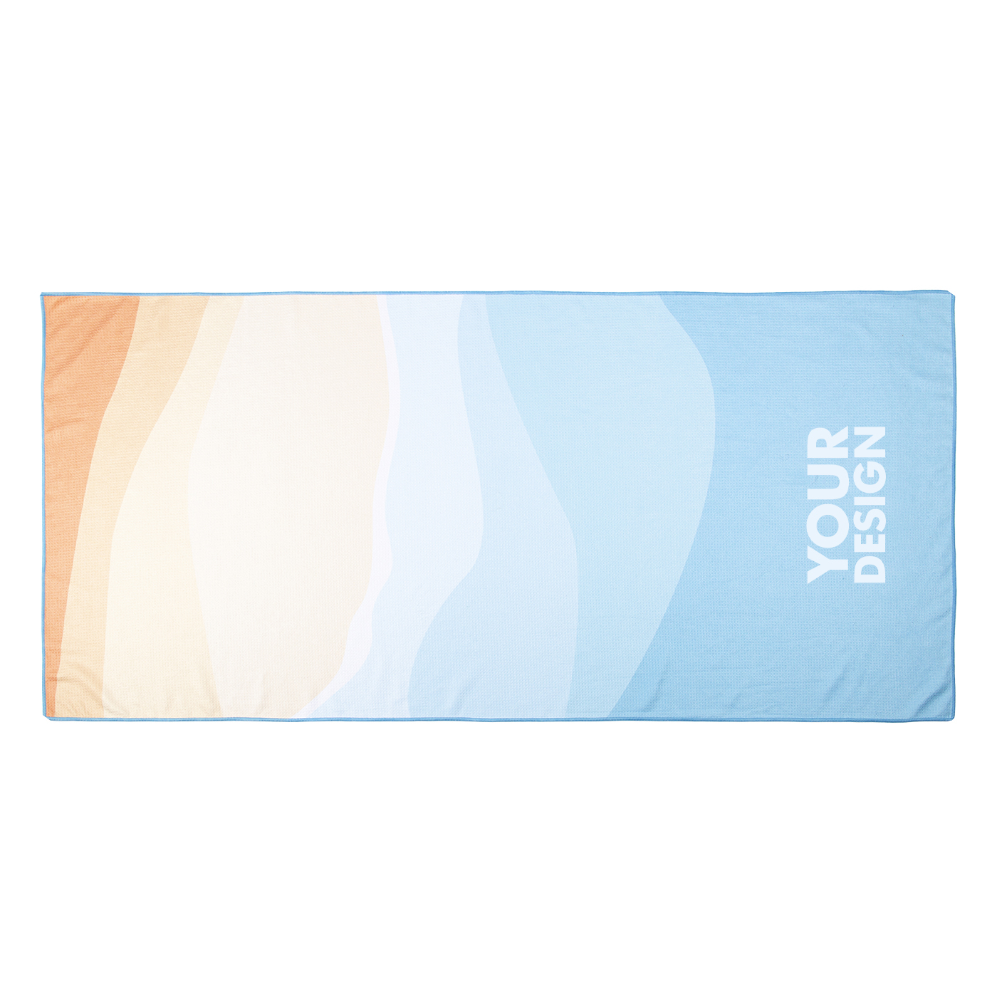 Custom RPET Full Color Beach Towel1