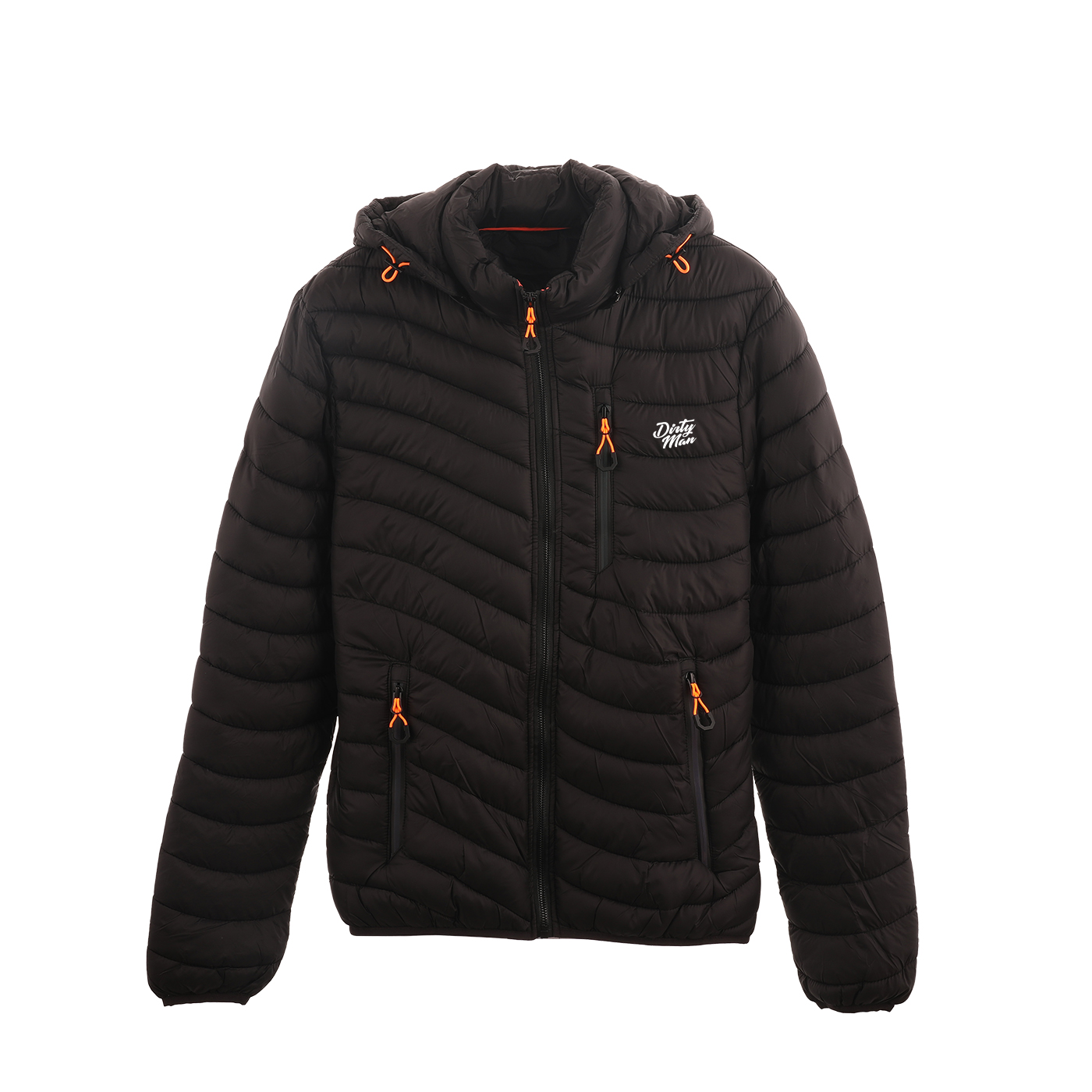 Jacke mit abnehmbarer Kapuze, gesteppt, Herren