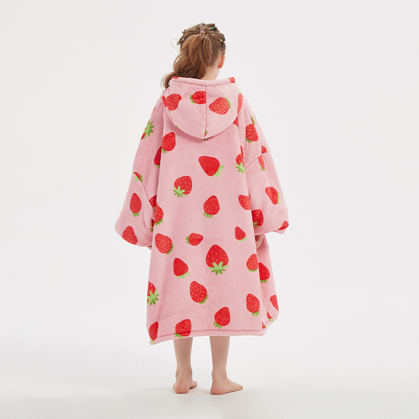 Custom Kids Wearable Blanket Hoodie2