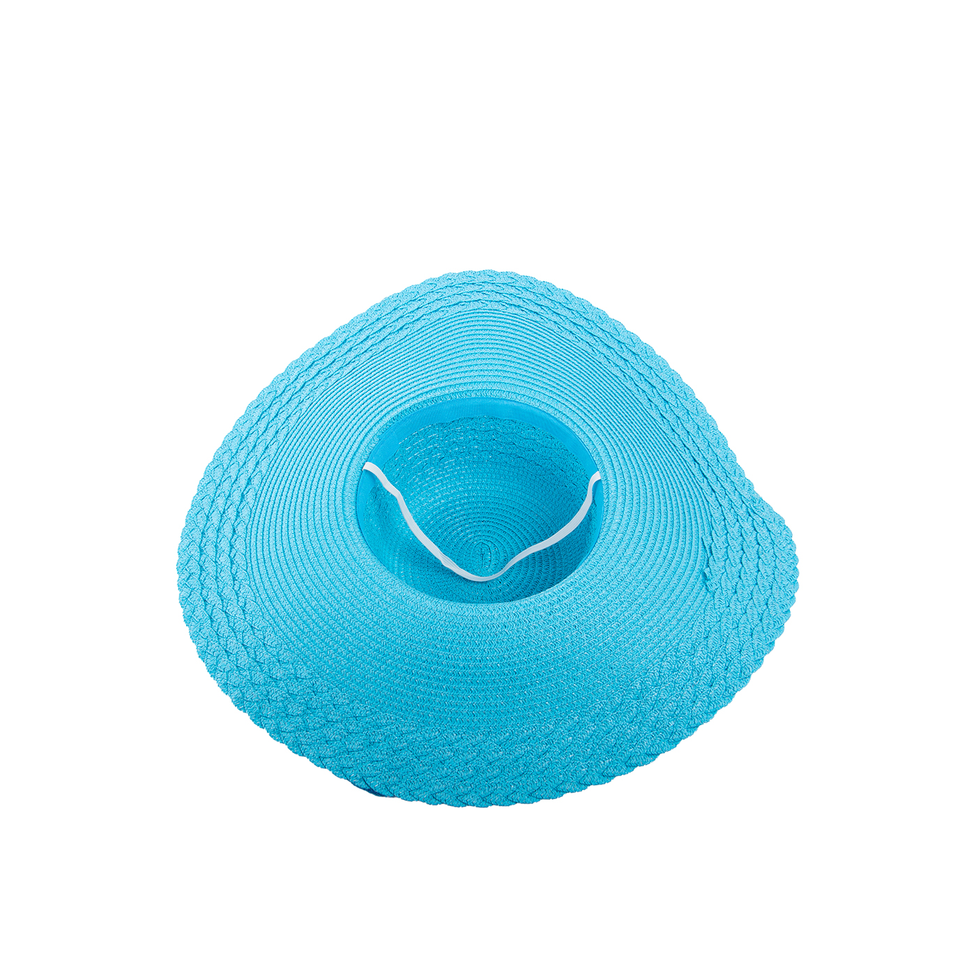 Foldable Wide Brim Floppy Straw Hat With Bow1