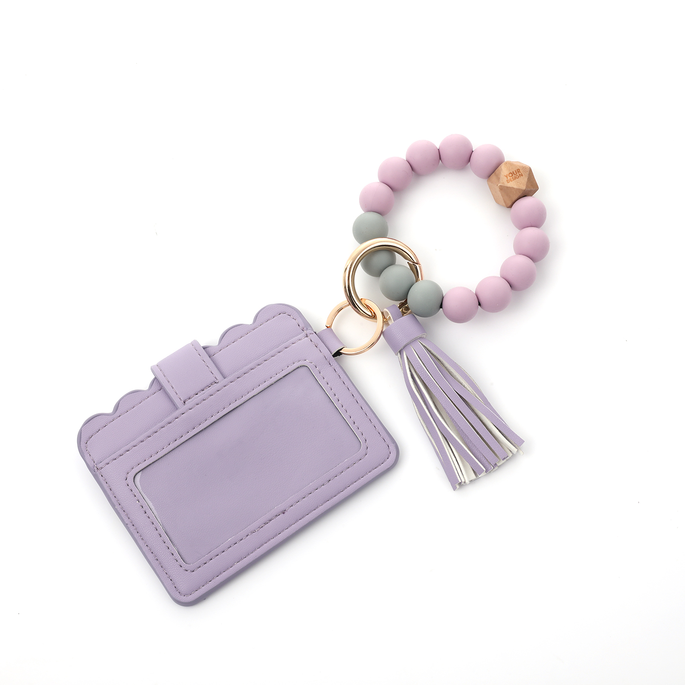 Wristlet Keychain With Card Holder1