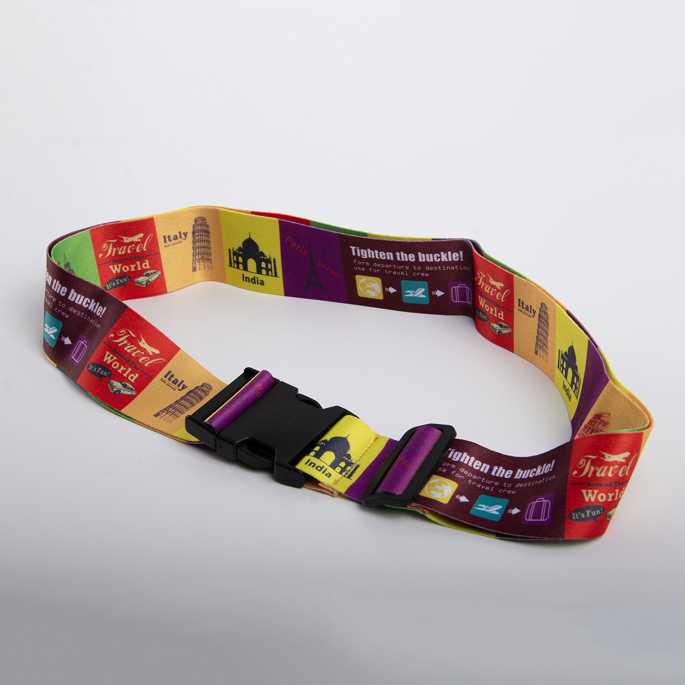 Custom Polyester Luggage Strap3