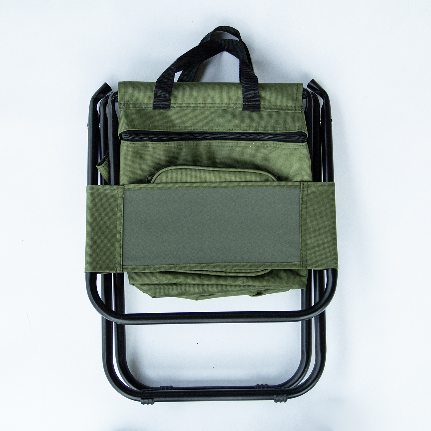 Folding Stool Chair With BBQ Cooler Bag3