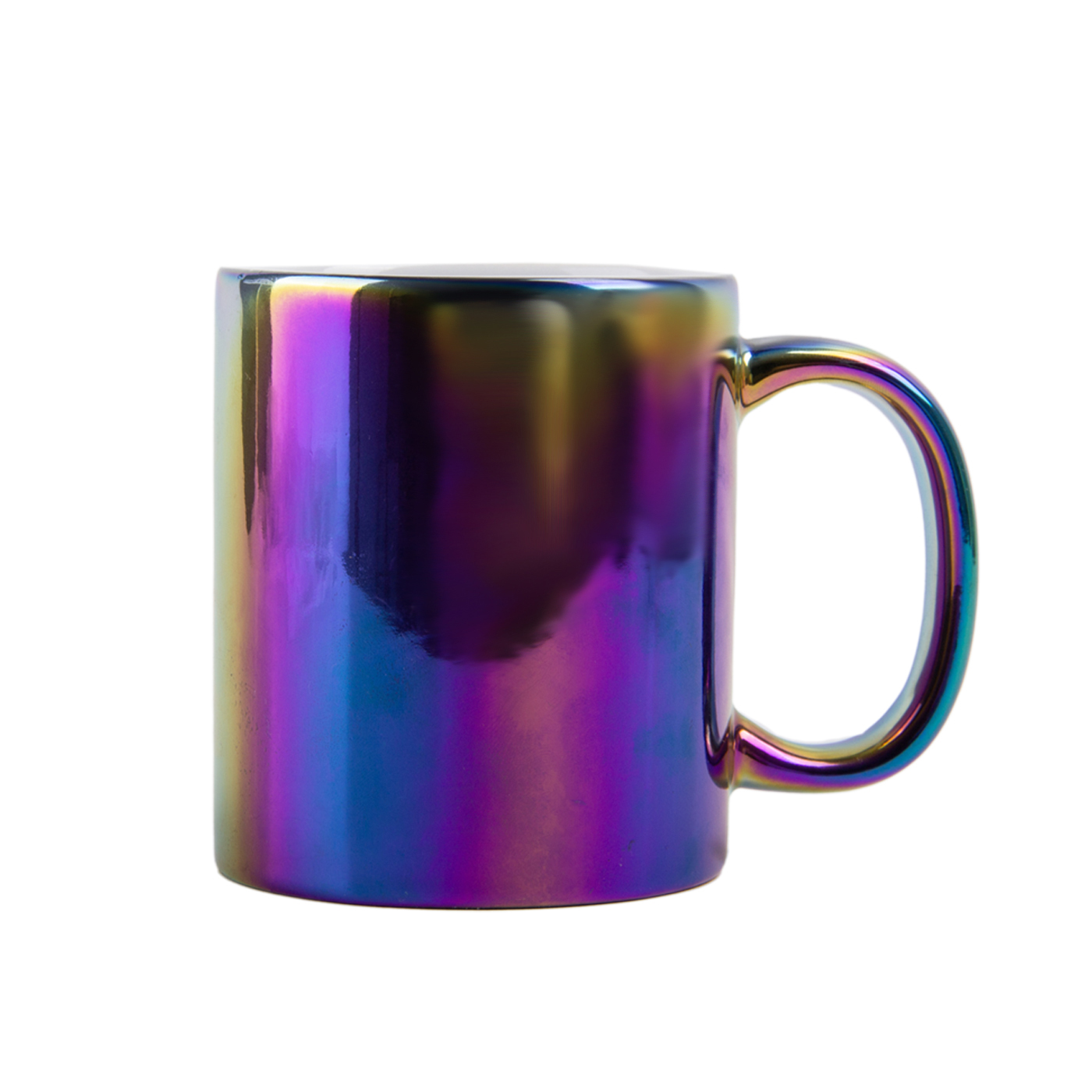 Keramiktasse, 11 oz., schillernd