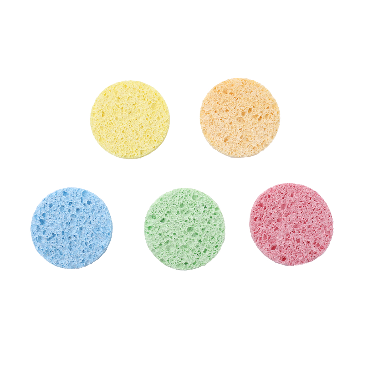 5Pcs Round Facial Sponge