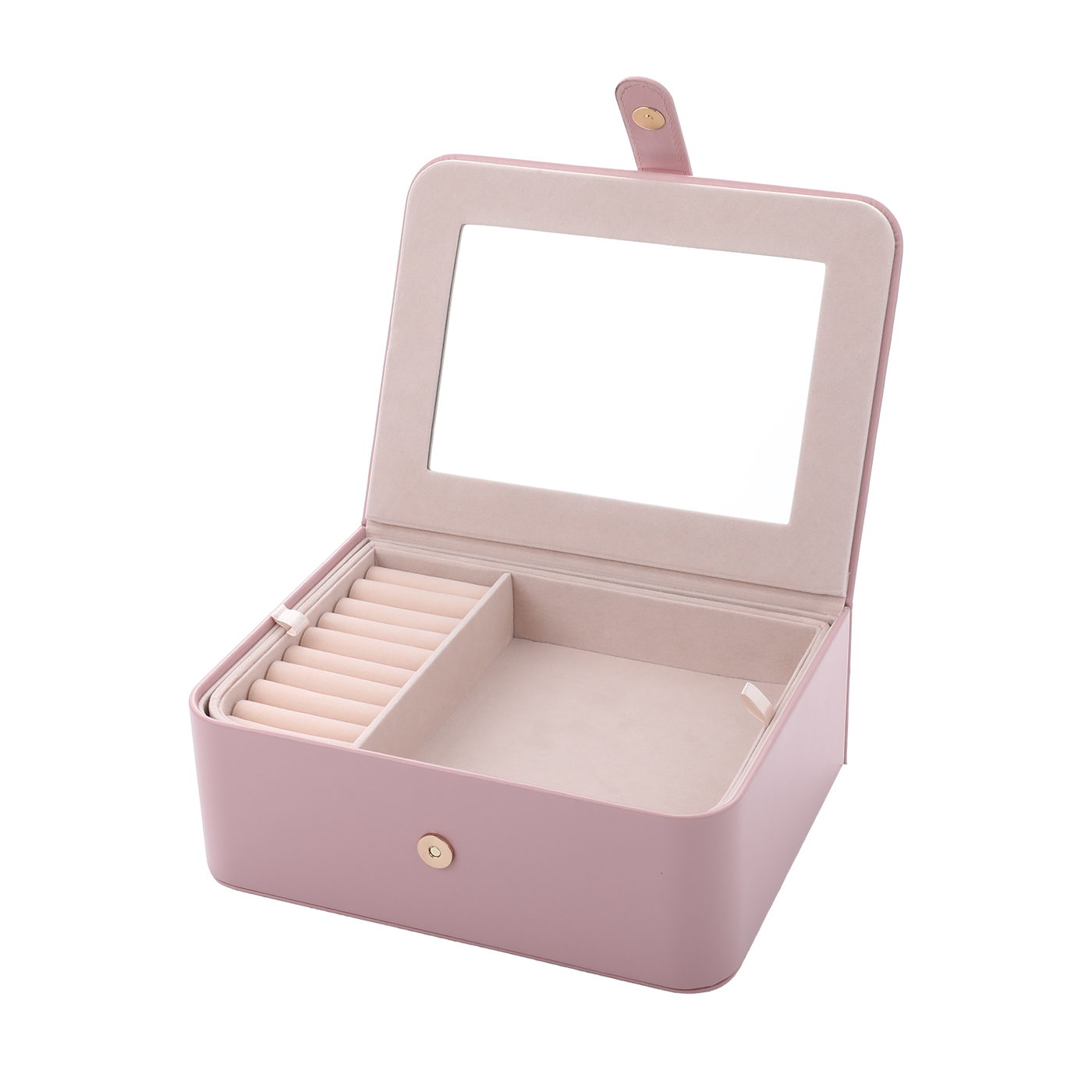 PU Jewelry Box With Mirror