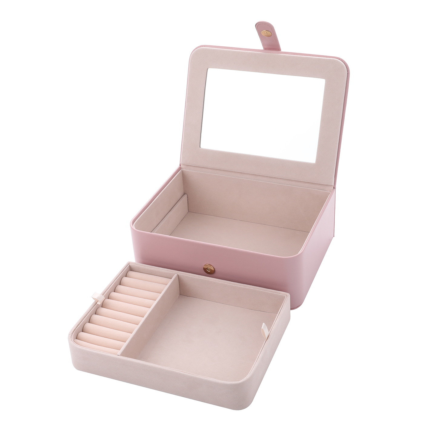 PU Jewelry Box With Mirror3