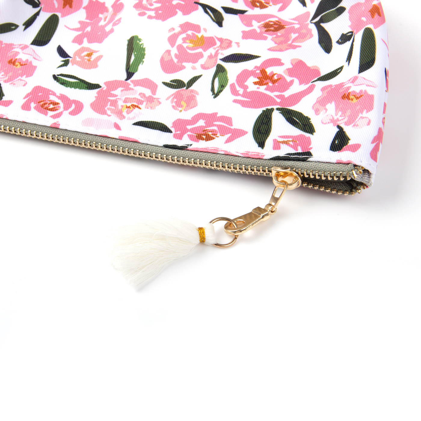Custom Cosmetic Pouch Bag With Tassel Zipper2