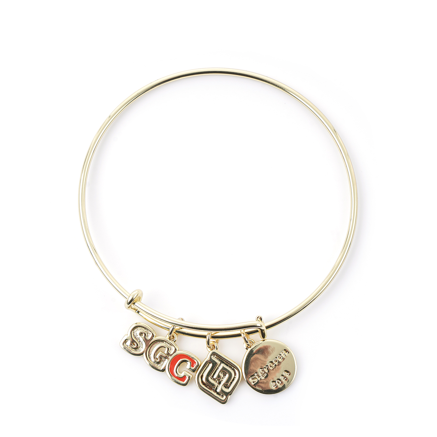 Custom Adjustable Bangle Bracelet