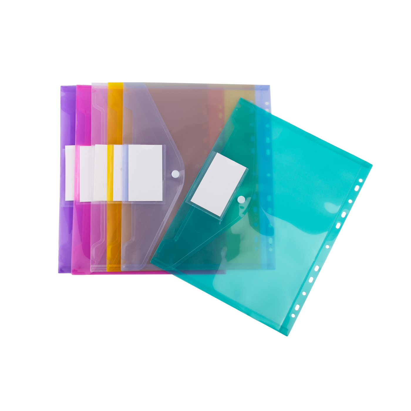 Dokumententasche, Kunststoff, 11 Löcher, transparent