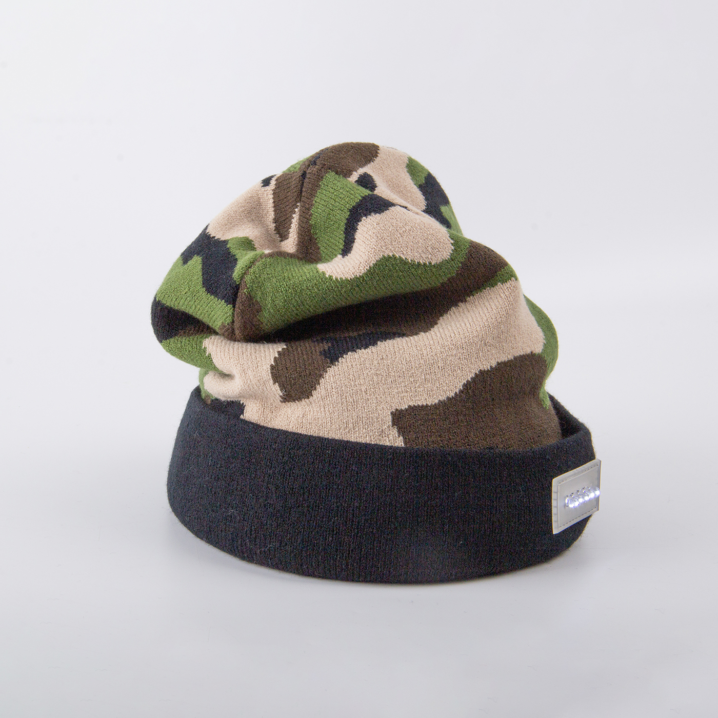 Camouflage Beanie With LED Light4