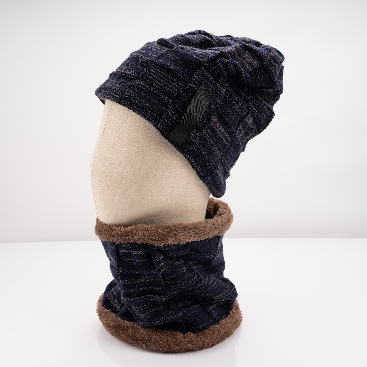 Fleece Beanie Scarf Set3