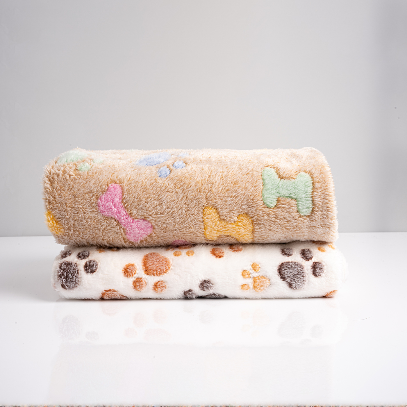 Custom Soft Fleece Pet Blanke4