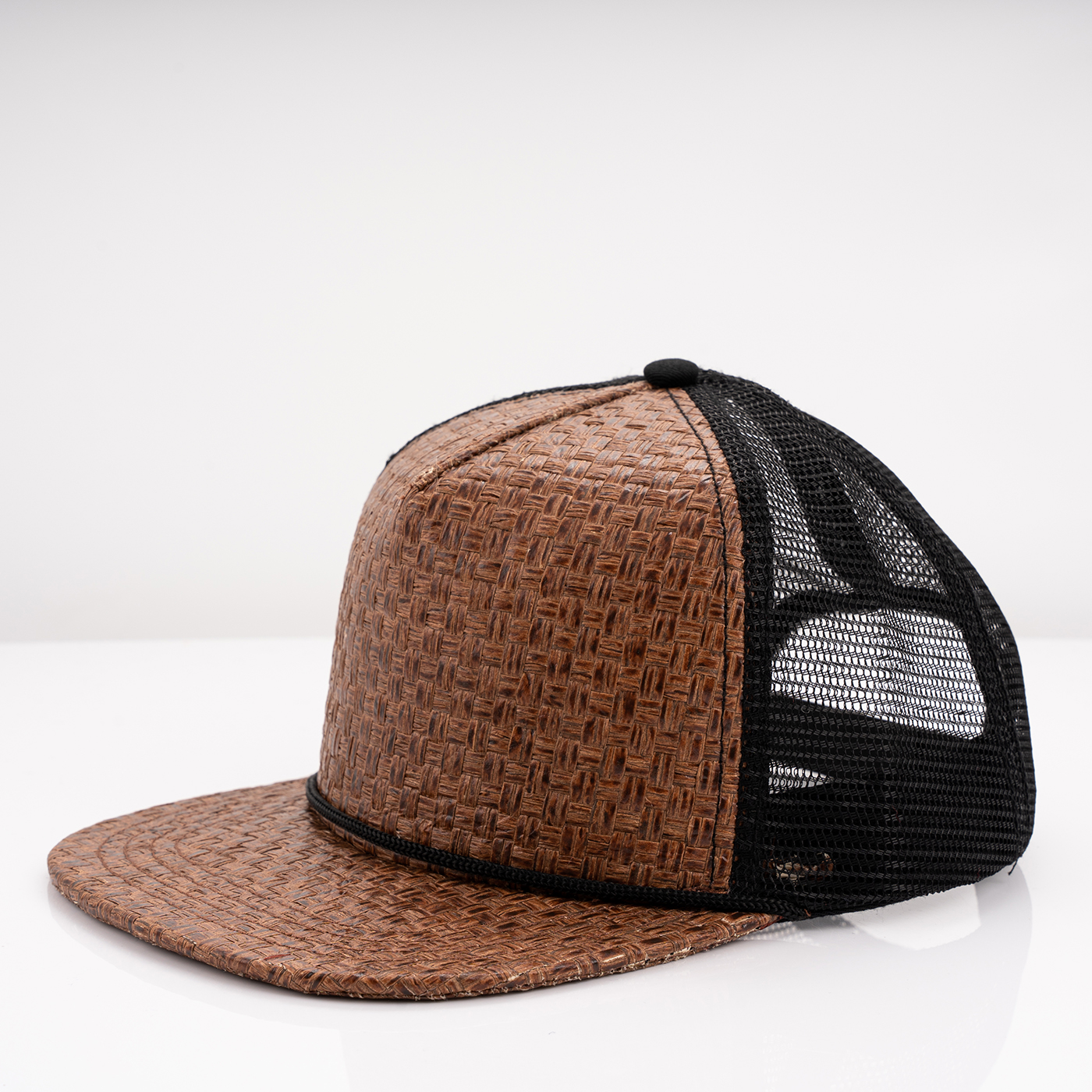 Rope Straw Trucker Hat With Snapback4