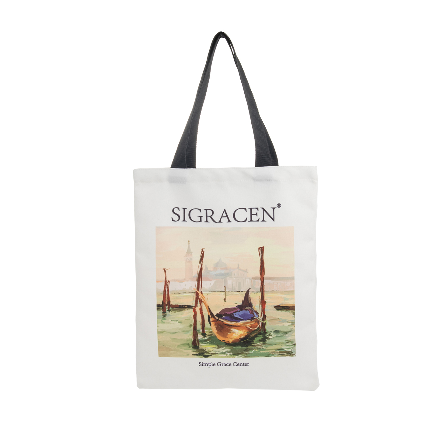 12 oz. Customizable Sublimation Canvas Tote Bag