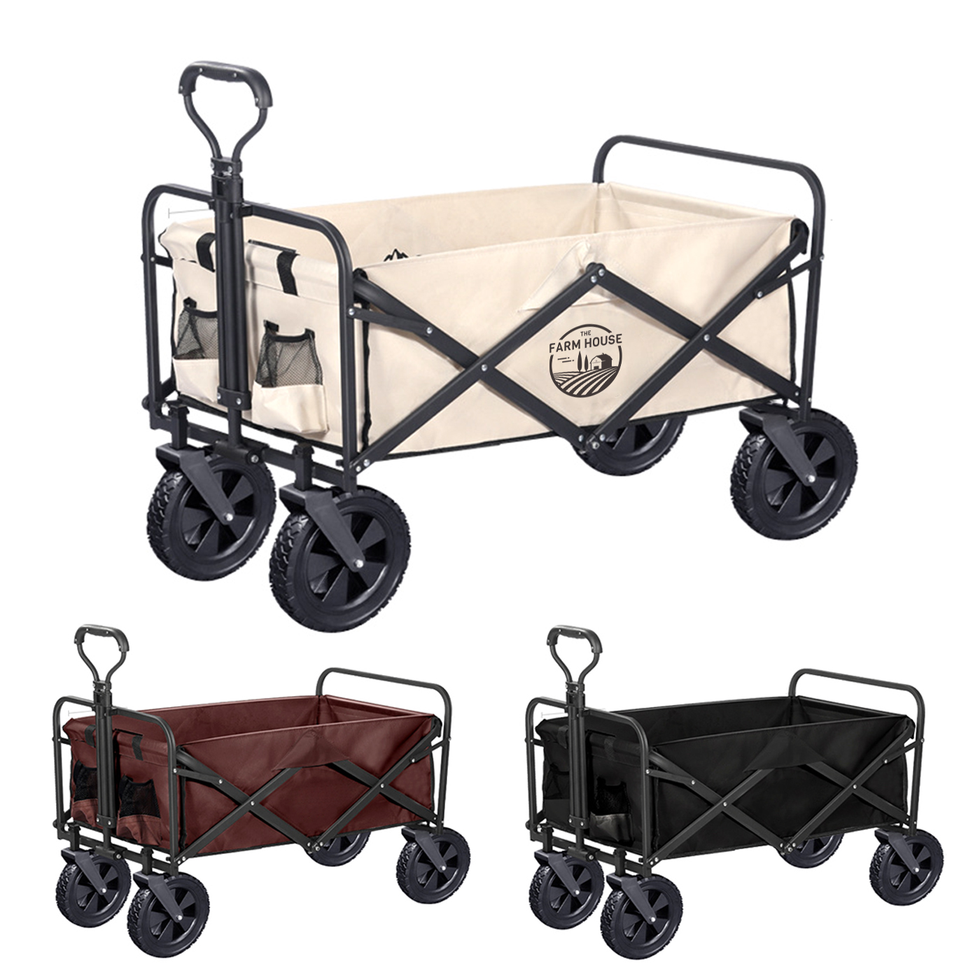 Collapsible Folding Camping Wagon With Desktop1
