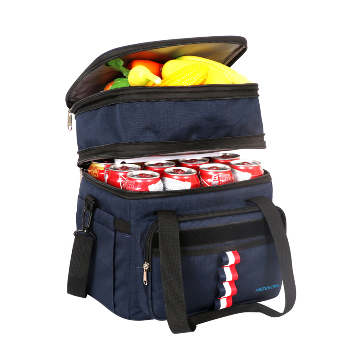 Isolierte Kühltasche, 20 l, doppellagig