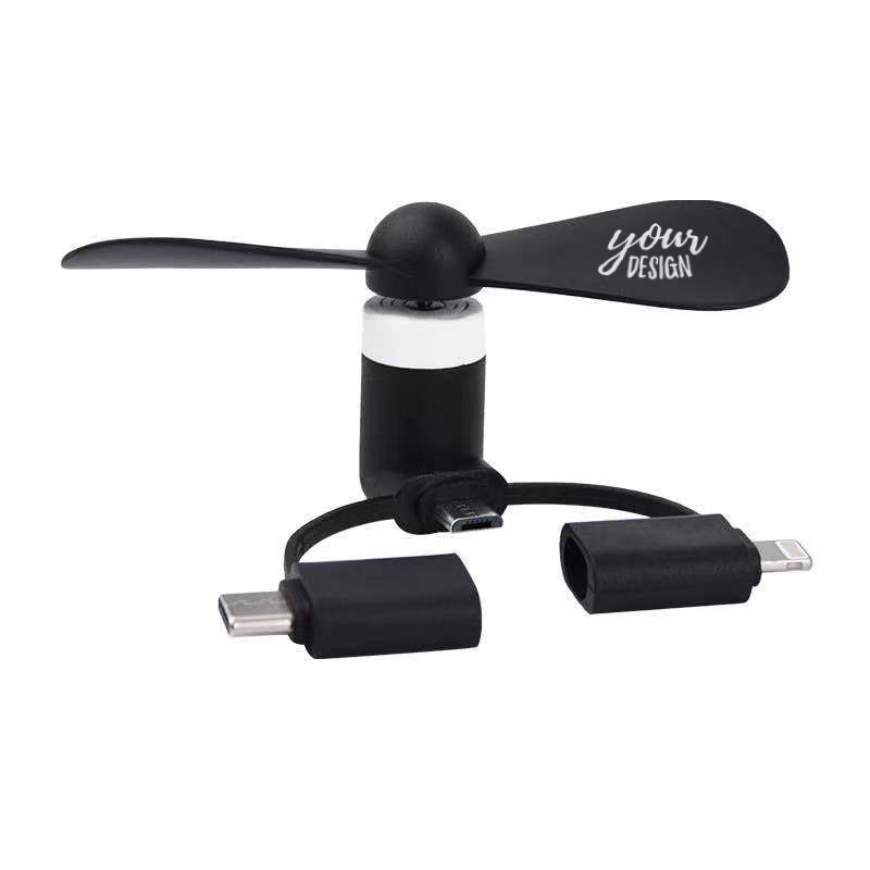 Promotional Mini 3-in-1 Mobile Phone Fan1