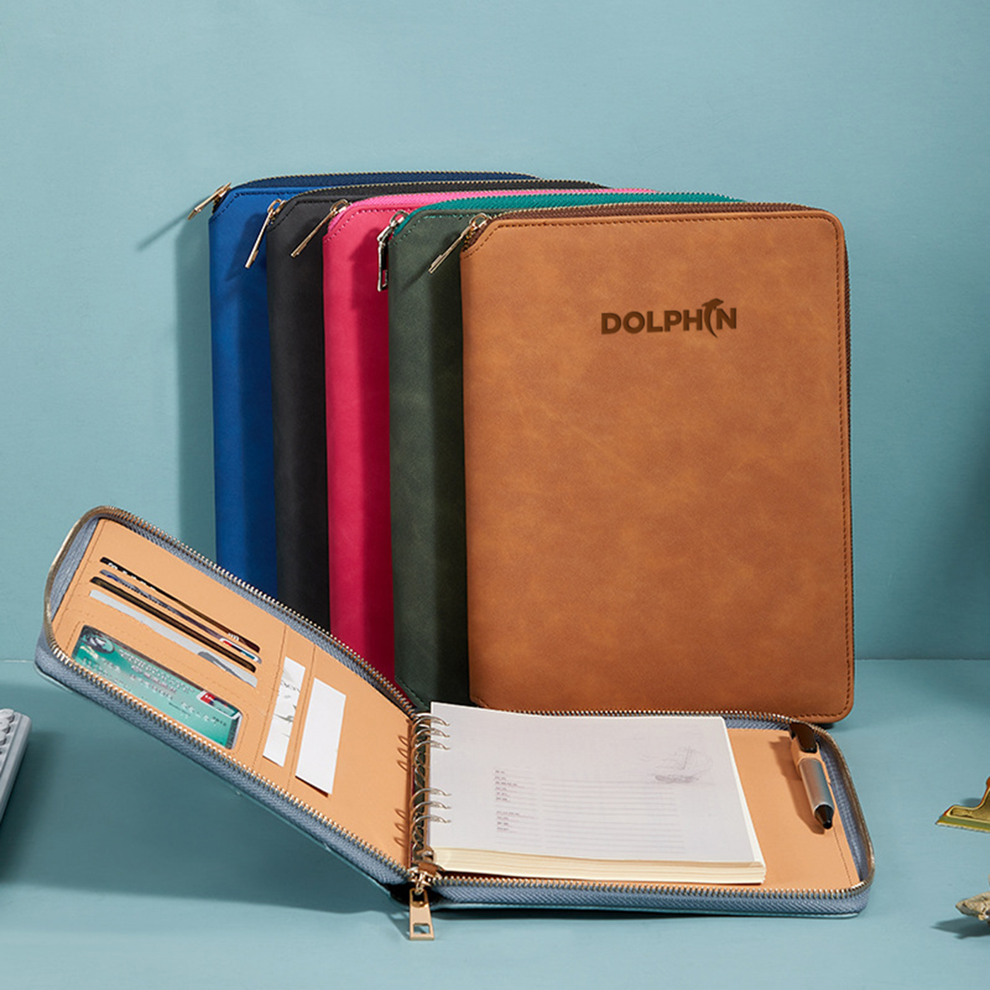 Padfolio, A5 Padfolio mit Reißverschluss