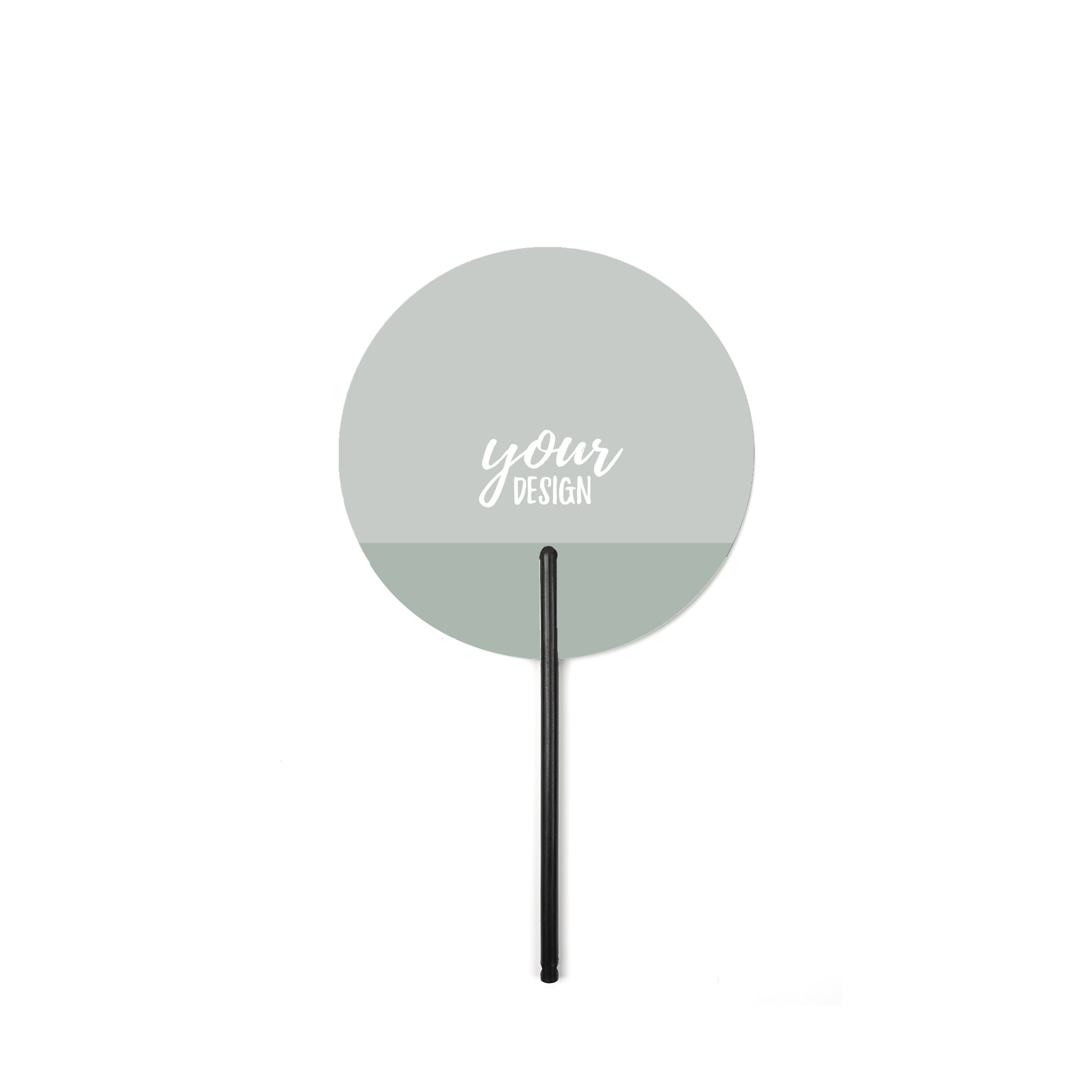 Custom Plastic Chopsticks Handle Advertising Fan1