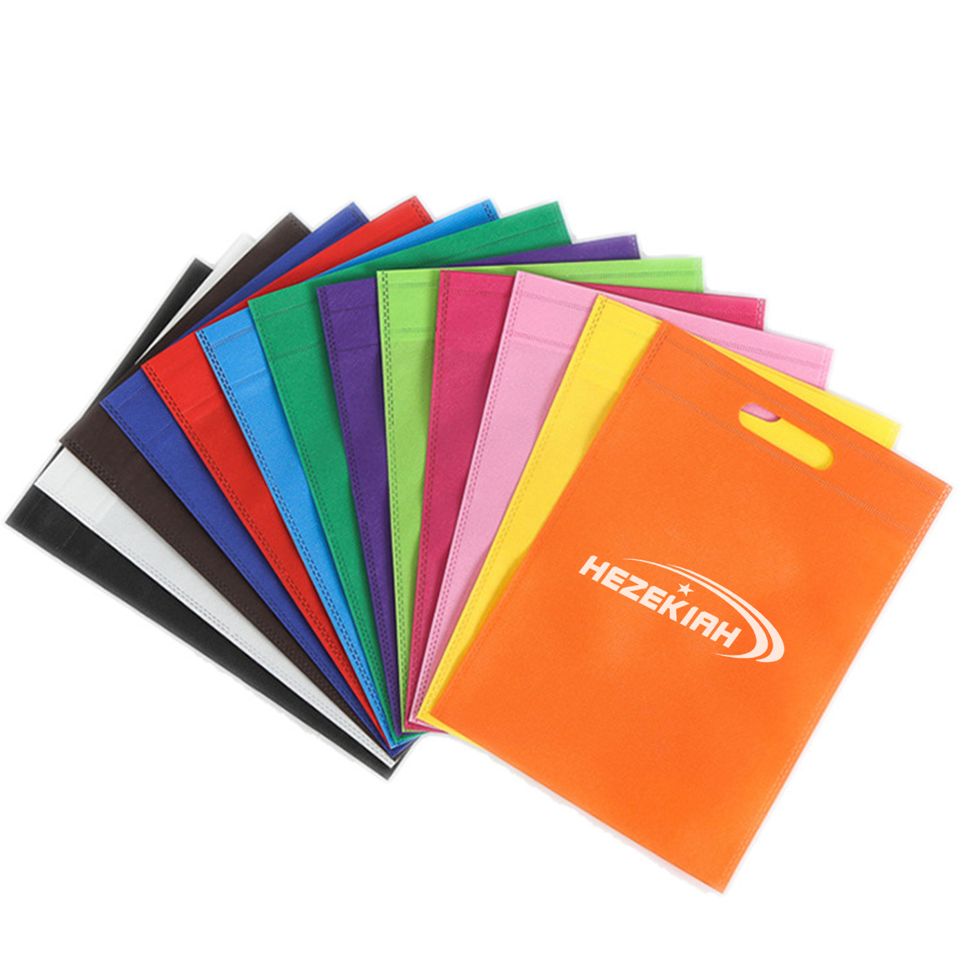 Benutzerdefinierte flache Tasche aus Vliesstoff