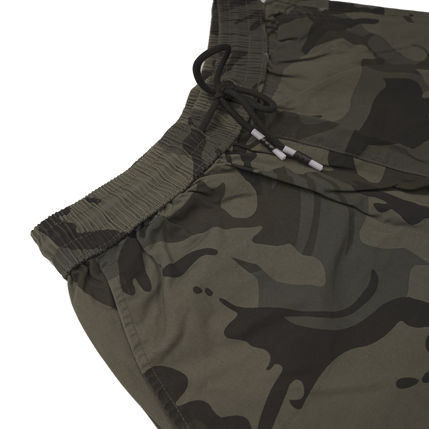 Men's Elastic Waist Drawstring Shorts 2