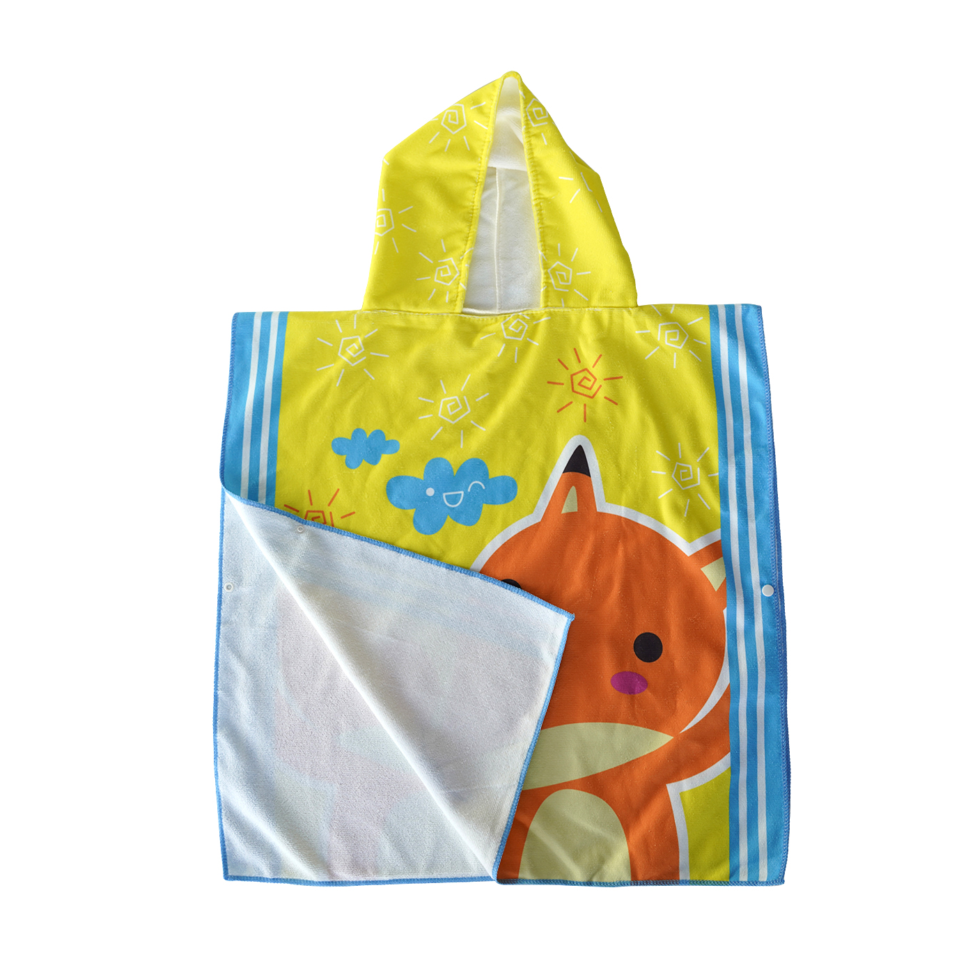 Kids Microfiber Hooded Towel1