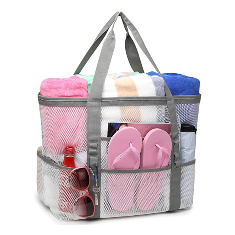 Strandtasche, Mesh, übergroß