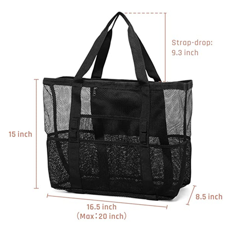 Large Mesh Beach Tote Bag2