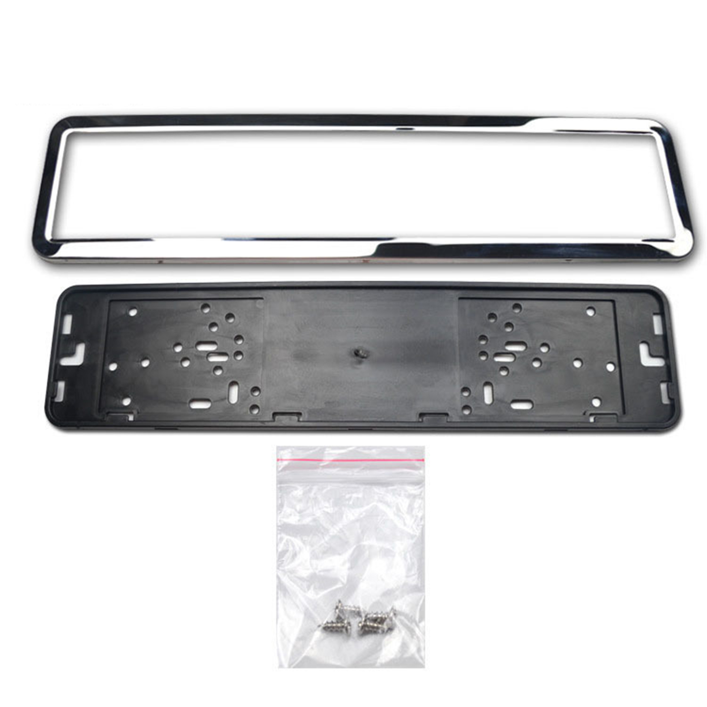 European Standard Stainless Steel License Plate Frame