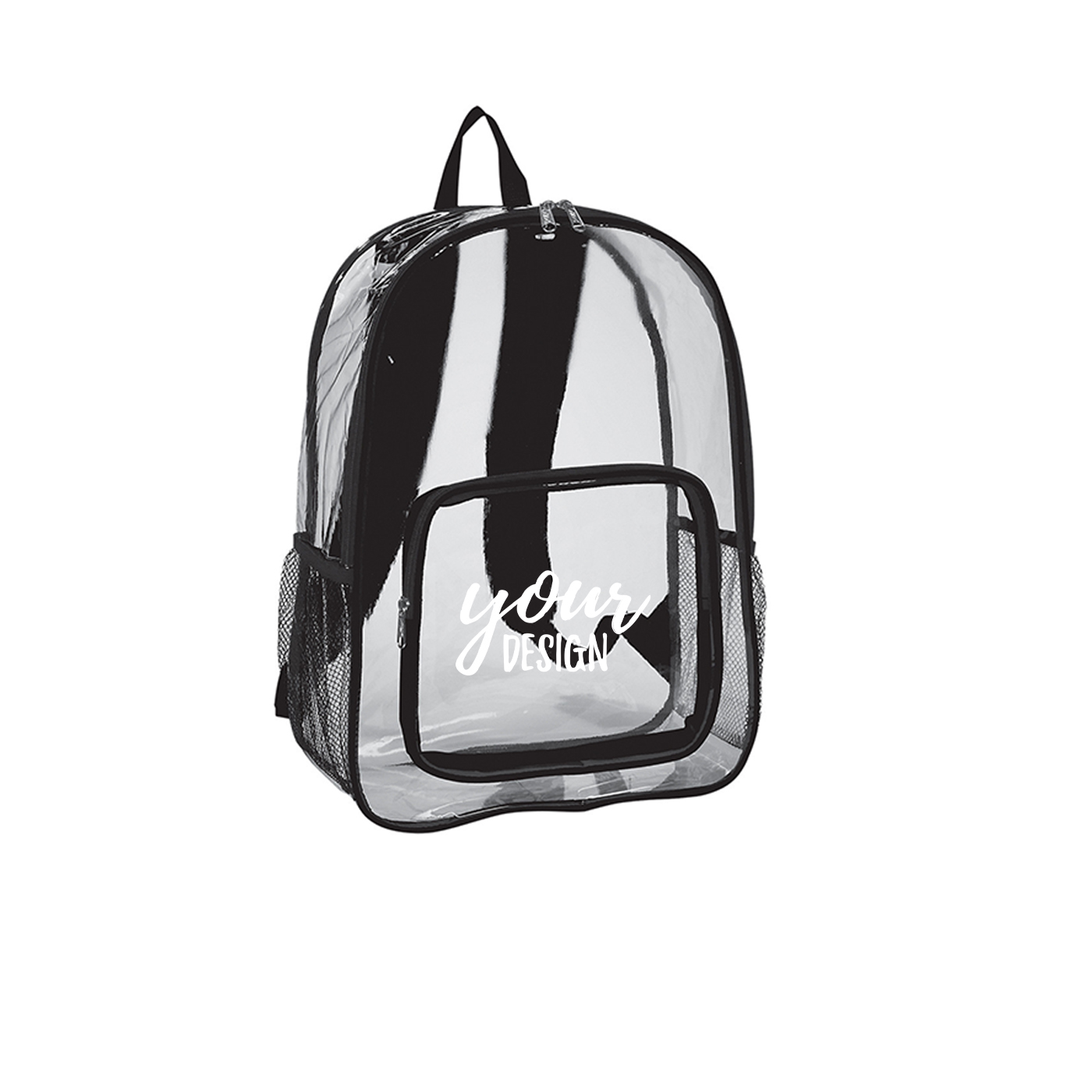 Custom PVC Clear Bookbag1