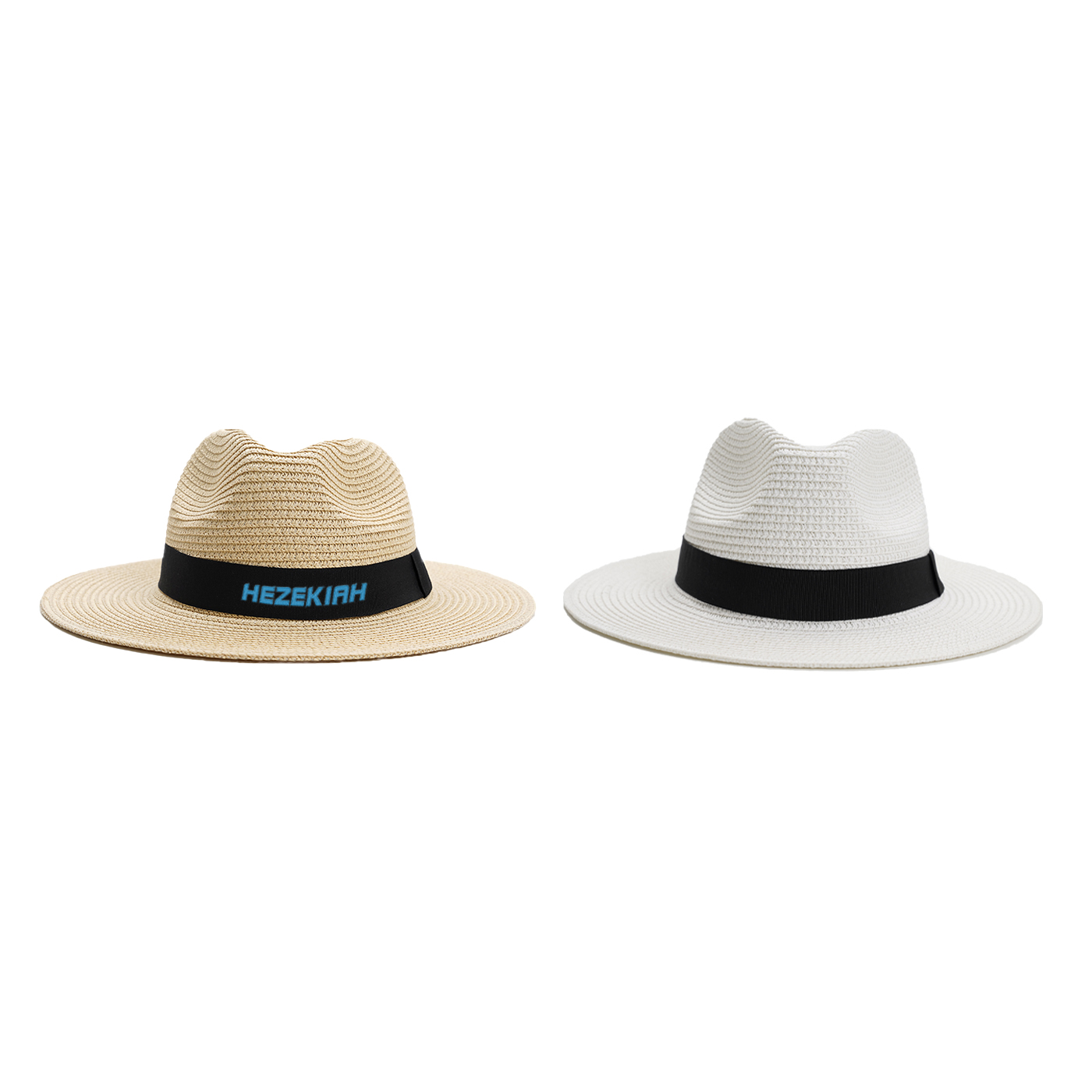 Medium Custom Wide Brim Panama Straw Hat1