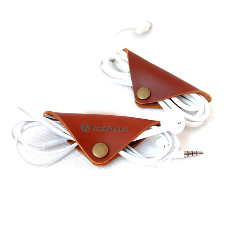 Kabel-Organizer, Kabel-Organizer aus Leder