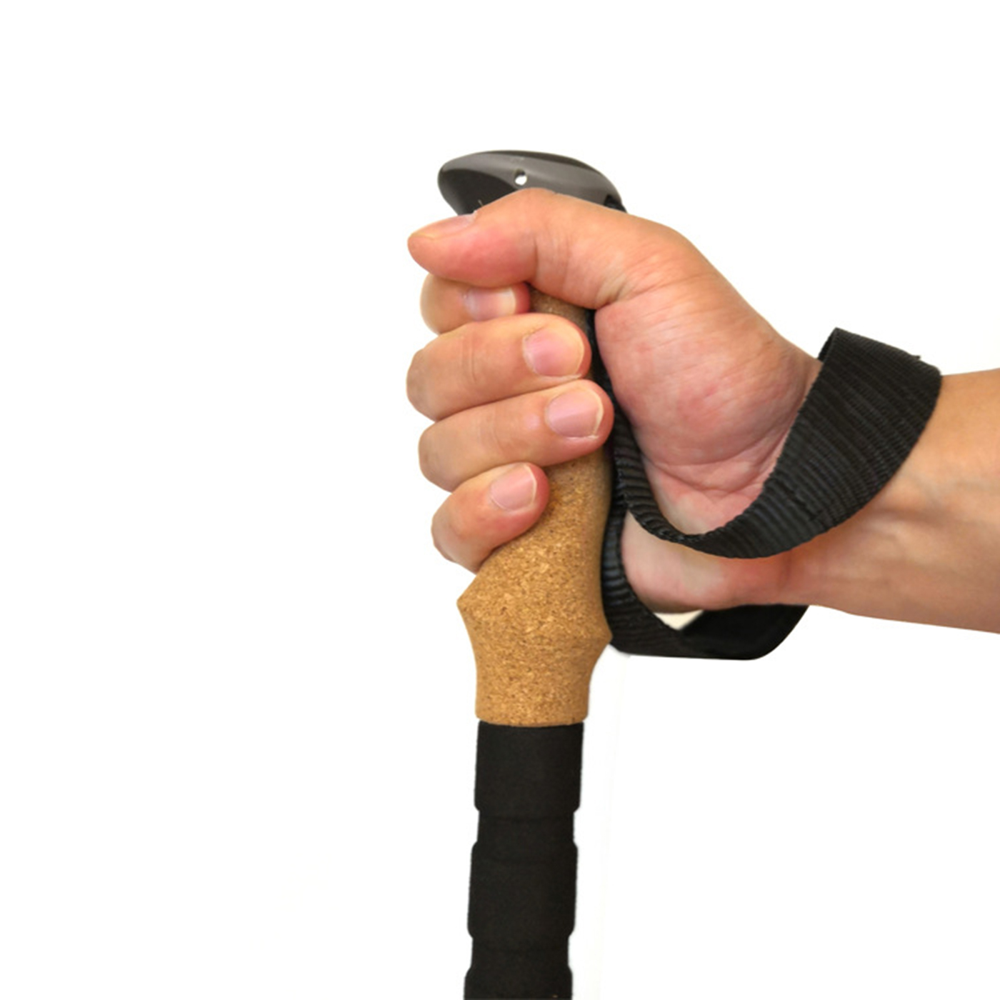 Custom Cork Handle Trekking Pole3