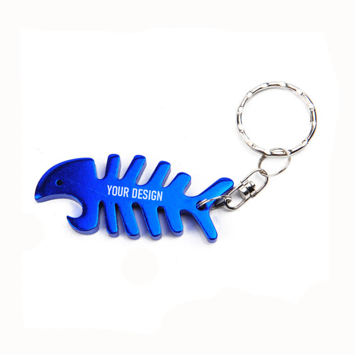 Custom Fishbone Bottle Opener Keychain1