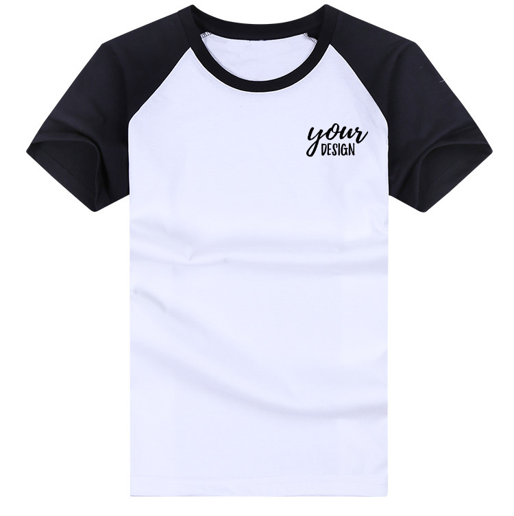 Kid's Round Neck Color Block T Shirt1