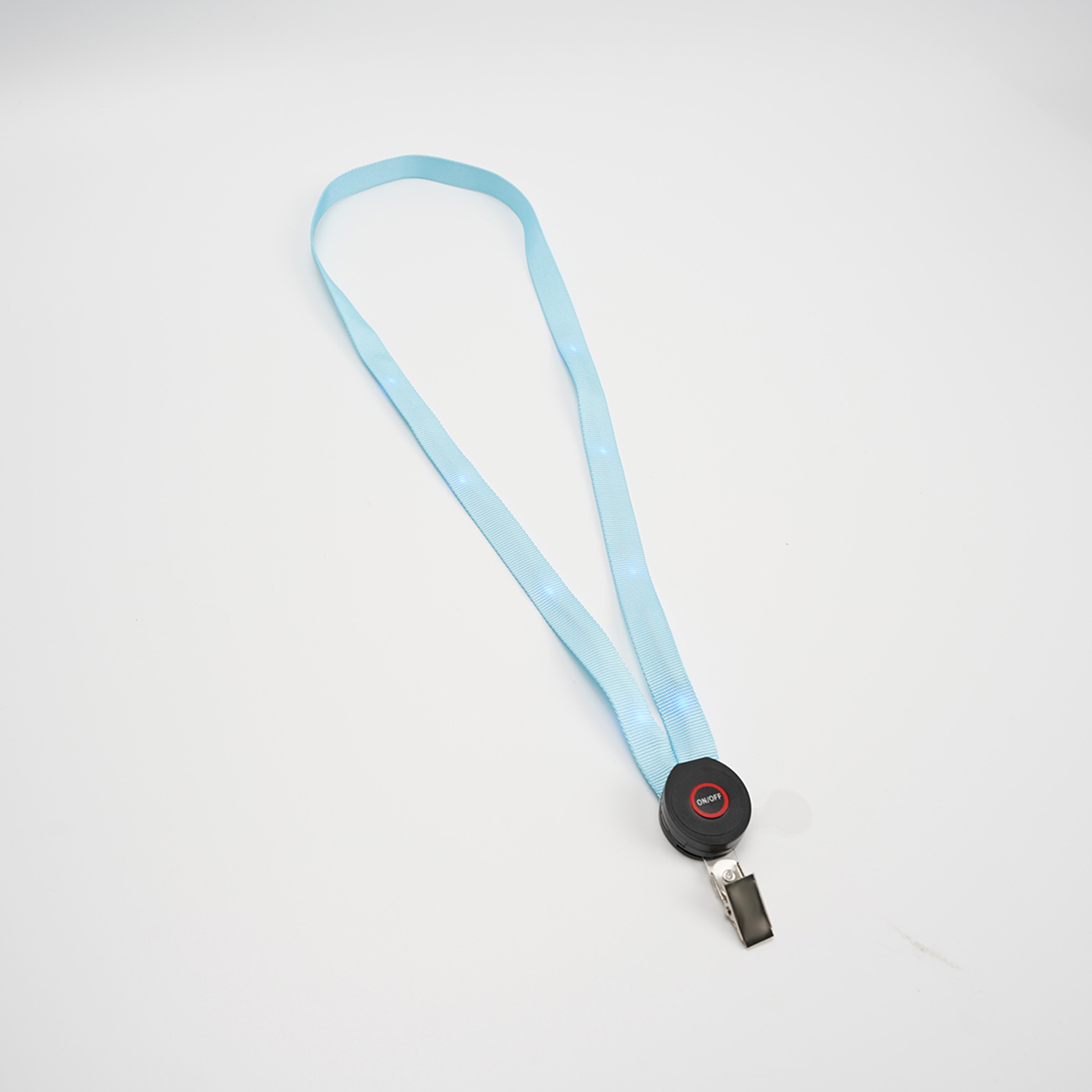 Print LED Light Up Lanyard With Badge Clip3