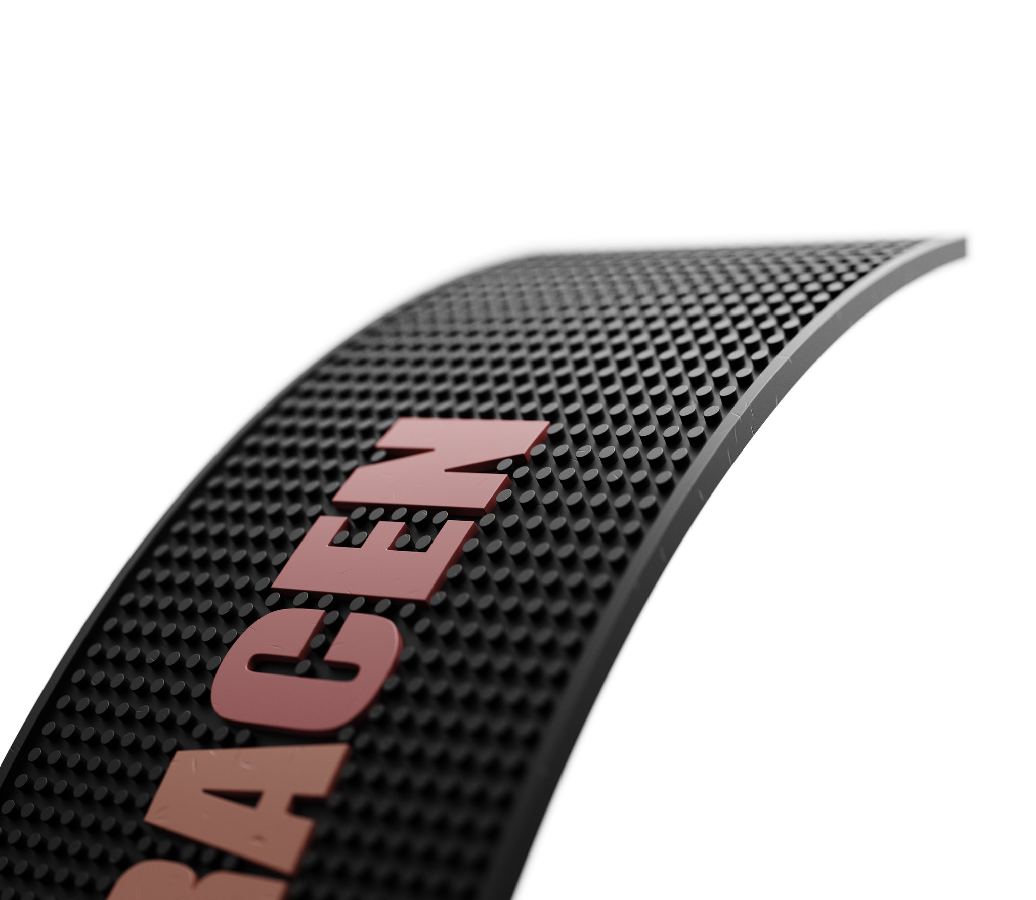 61*20cm Custom PVC Rubber Bar Mat2