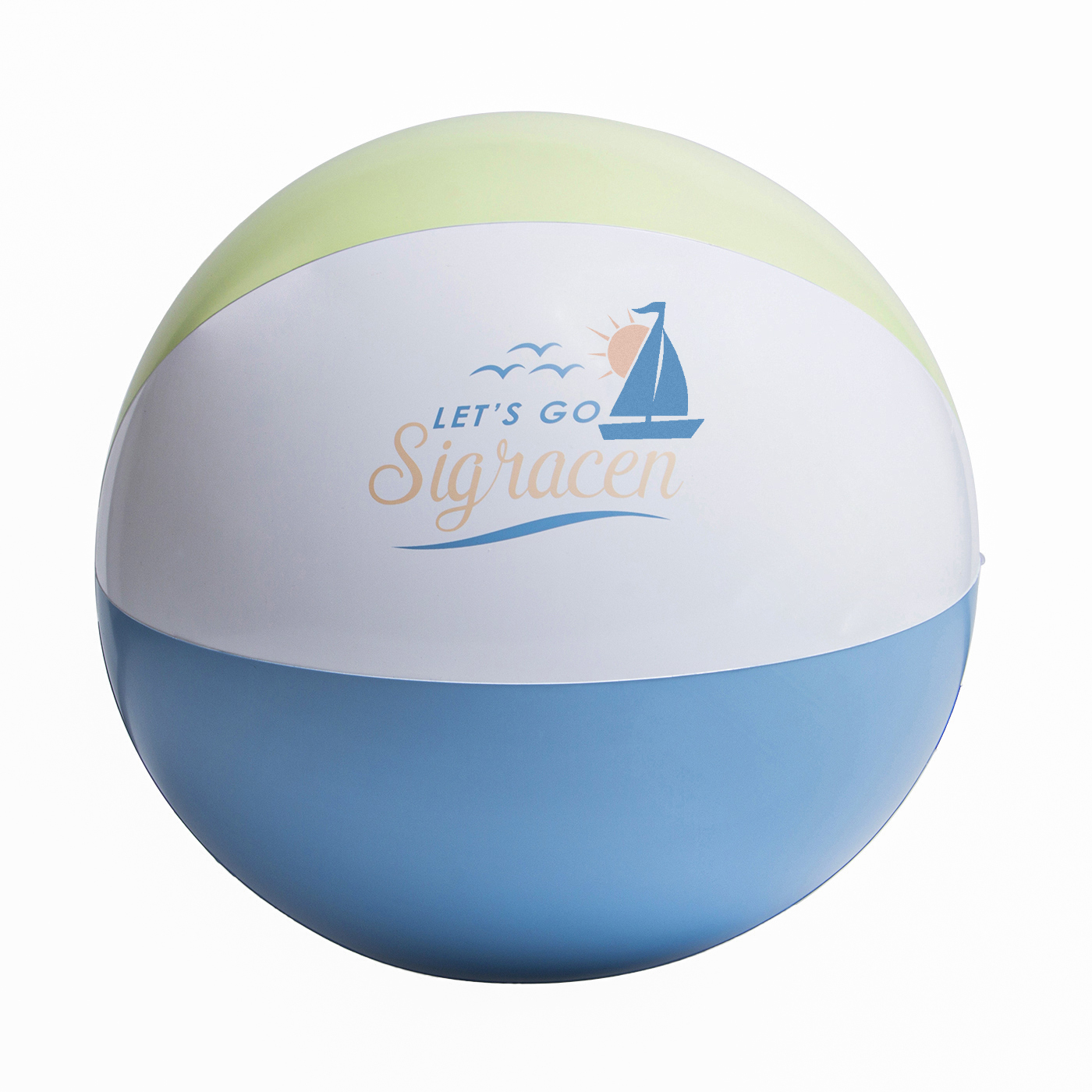 Wasserball elastisch aufblasbares PVC, 20 Zoll